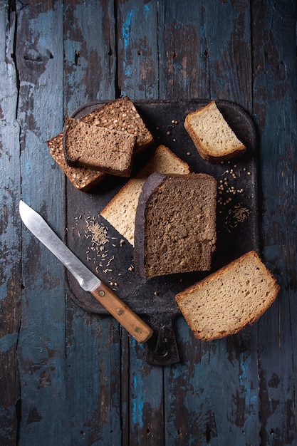 Verscheidenheid van roggebrood