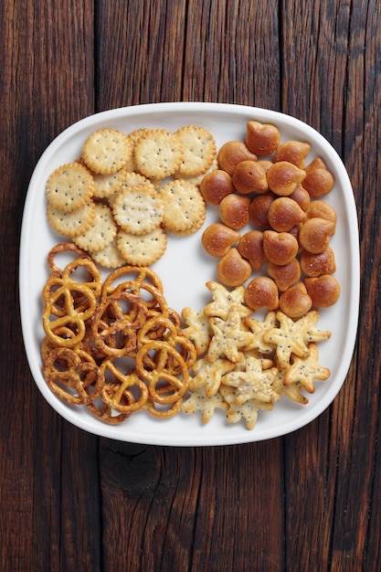 Verschillende kleine crackers