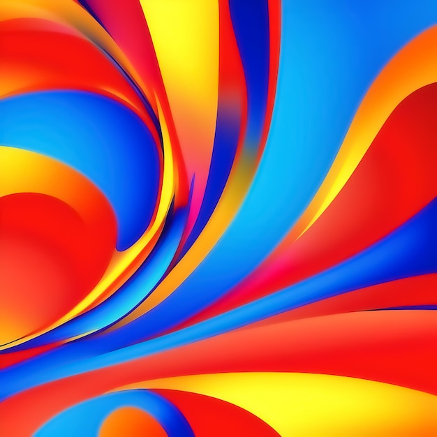 Verschillende kleuren willekeurige swirl patroon abstracte achtergrond