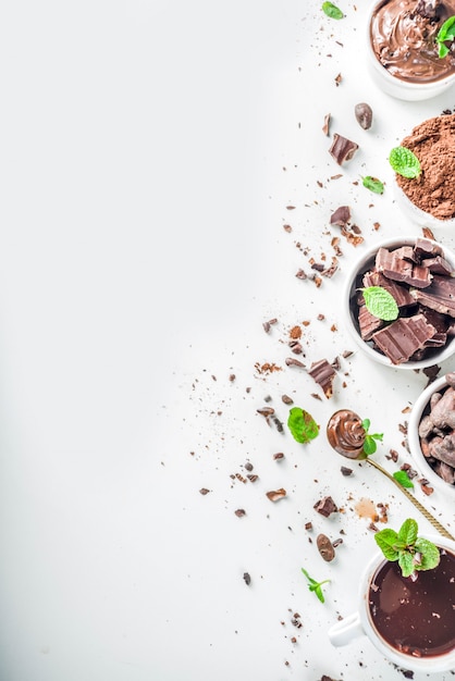 Verschillende soorten cacao