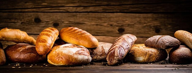 Verschillende soorten heerlijk brood