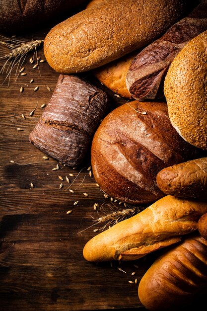 Verschillende soorten heerlijk brood