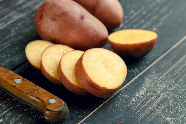 Foto verse aardappelen