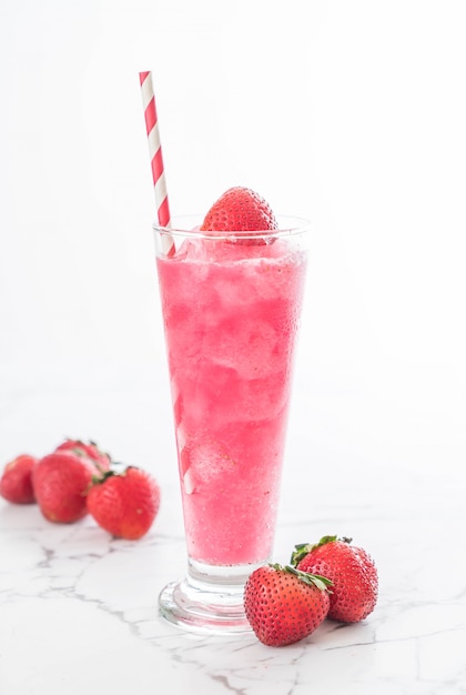 verse aardbeien smoothie