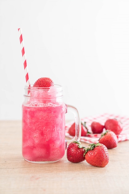 verse aardbeien smoothie