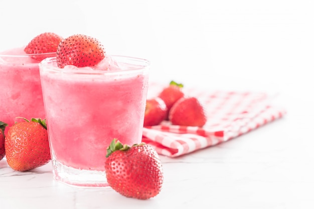 verse aardbeien smoothie