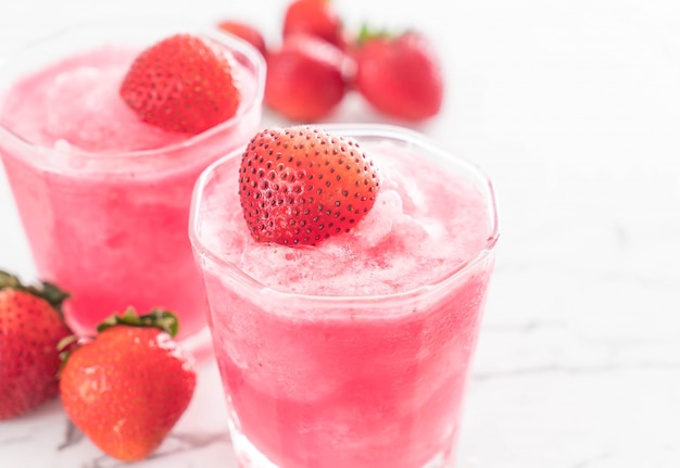 verse aardbeien smoothie