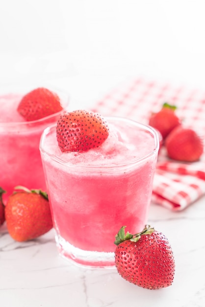 verse aardbeien smoothie