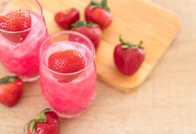 verse aardbeien smoothie