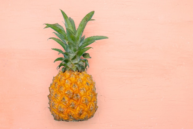 Verse ananas op levend koraal