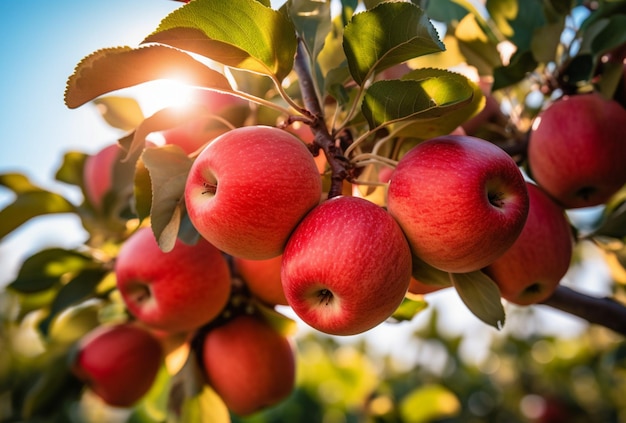 verse appels aan de boom