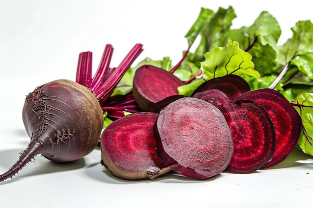 Foto verse beet geïsoleerd op witte achtergrond