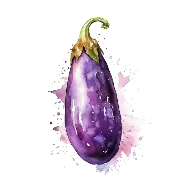 Verse Biologische Aubergine Plantaardige Vierkante Achtergrond