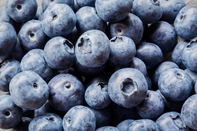 Verse blauwe bessen zoete sappige bessen voor achtergrond