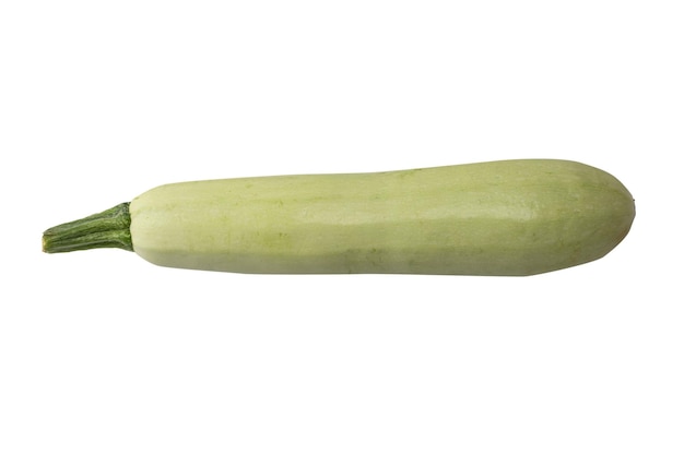 Verse courgette geïsoleerd op een witte achtergrond