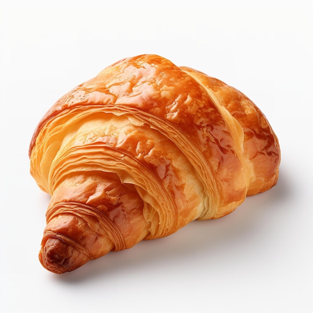 Verse Croissant Geïsoleerd