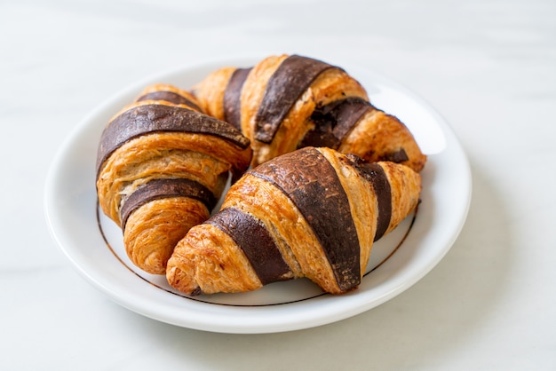 Verse croissant met chocolade