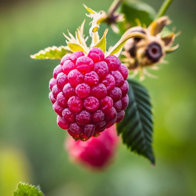 Verse en biologische framboos