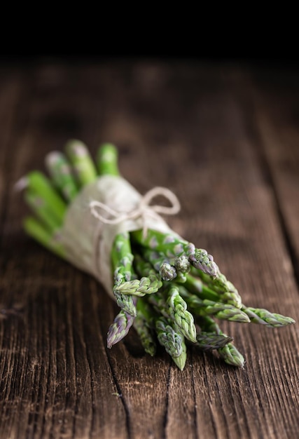 Foto verse groene asperges