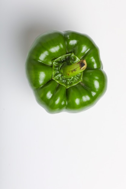 Foto verse groene paprika (paprika)