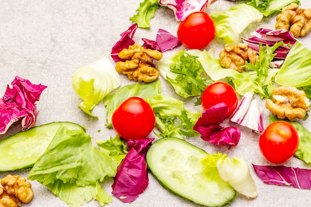 Verse groenten, gezonde voeding voedselingrediënten
