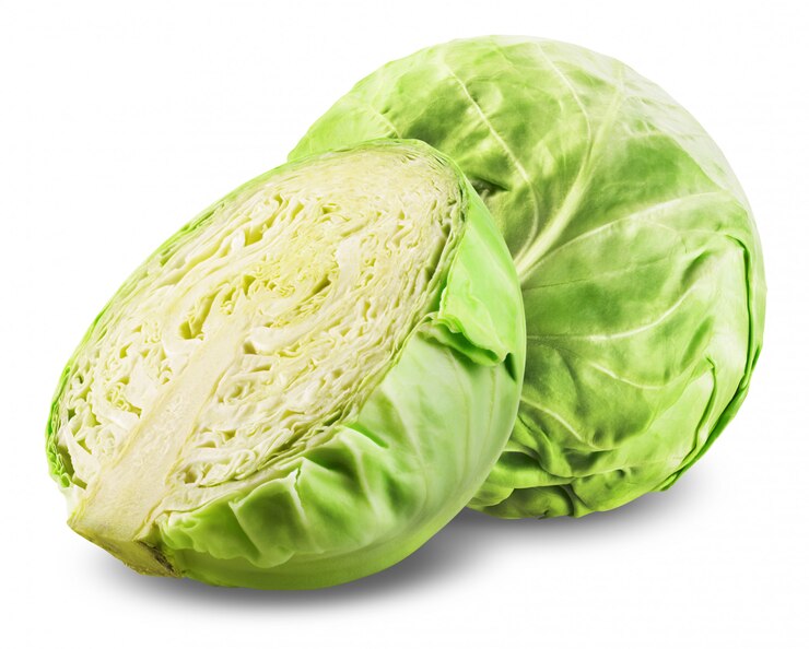 Verse Kool geïsoleerd op een witte achtergrond