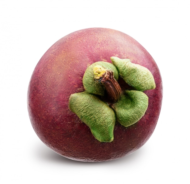 Verse mangosteen geïsoleerd