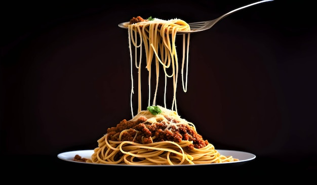 Verse pasta met stevige bolognese en Parmezaanse kaas
