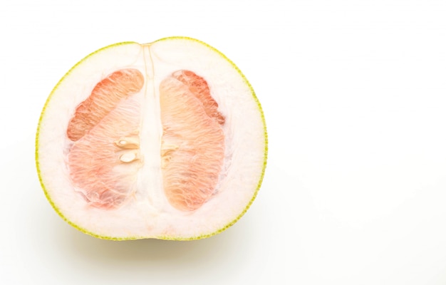 verse pomelo op witte achtergrond