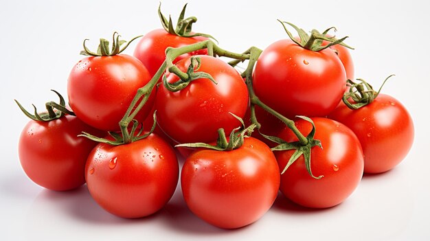 verse rijpe rode tomaten op zwarte achtergrond