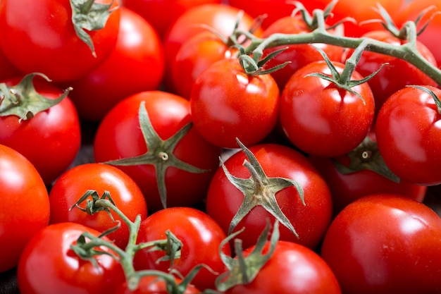 Verse rode tomaten als achtergrond