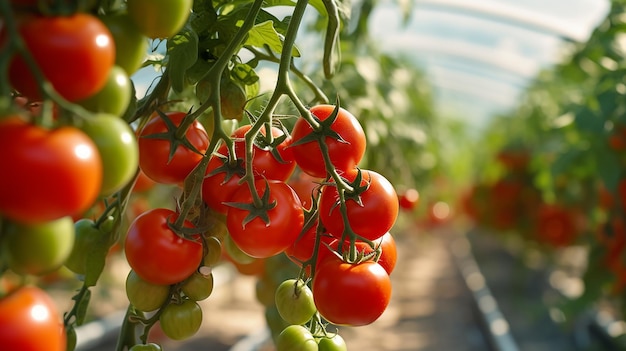 Verse tomaten op mand witte achtergrond