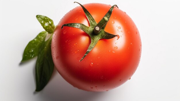 verse tomaten op witte achtergrond