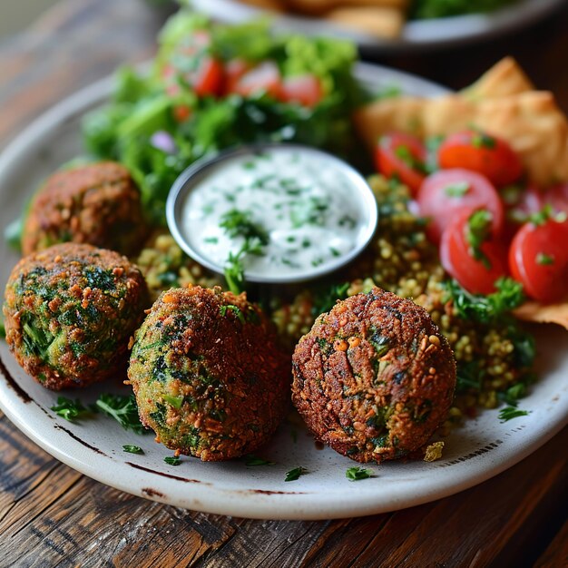 Foto verse vegetarische falafel