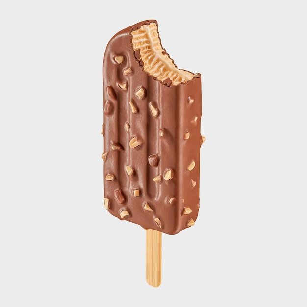 Verse vruchtenpopsicle bevroren lolly