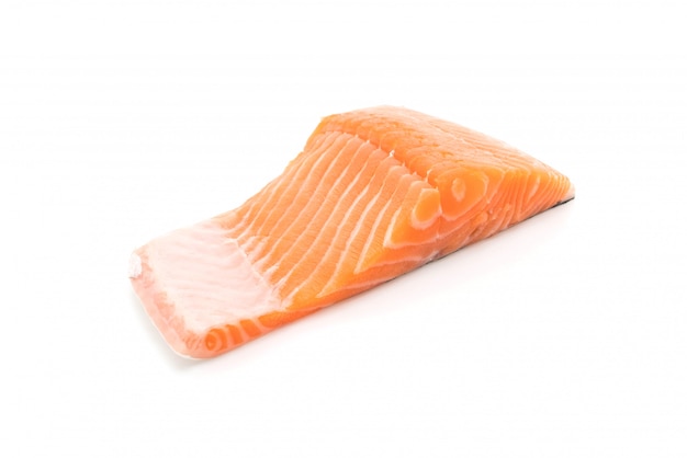 verse zalm op wit