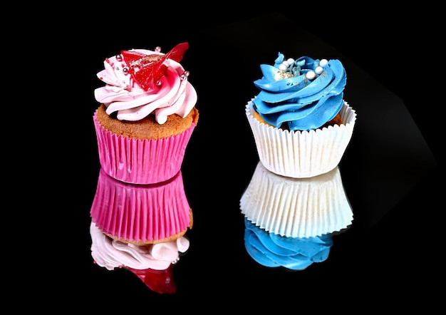 Verse zelfgemaakte cupcake