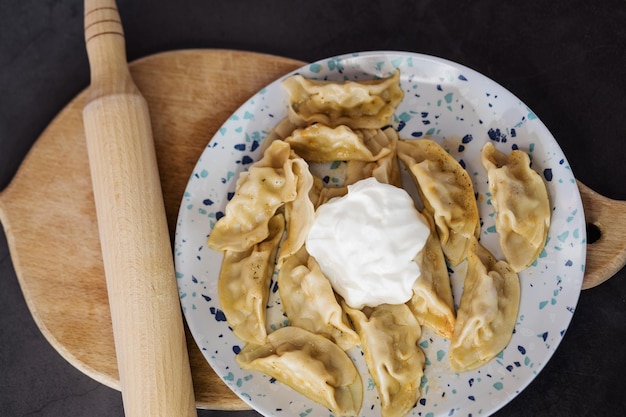 Verse zelfgemaakte dumplings