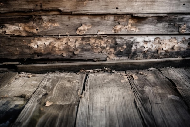 Verslechterde Houten Planken Achtergrond