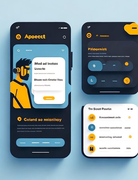 Vertaler app-concept Gegenereerd door AI