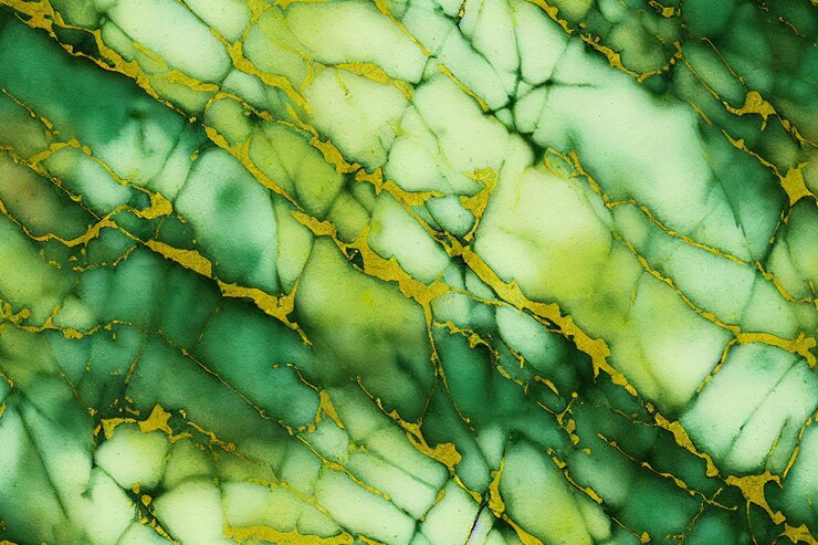 Foto verticaal schot van aquarel inktdruppeltjes naadloos textielpatroon 3d geïllustreerd