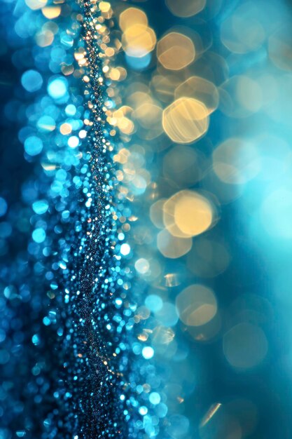 Vertical abstract bright glitter blue background elegant illustration