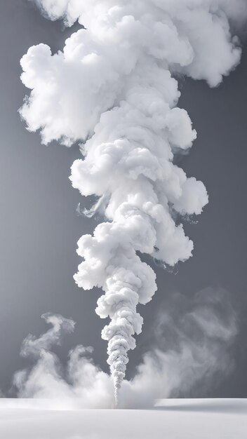 Vertical abstract texture white background with white smoke