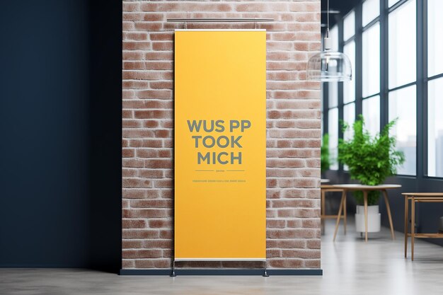 Vertical Banner Mockup