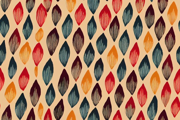 Vertical design of Geometric textile seamless pattern