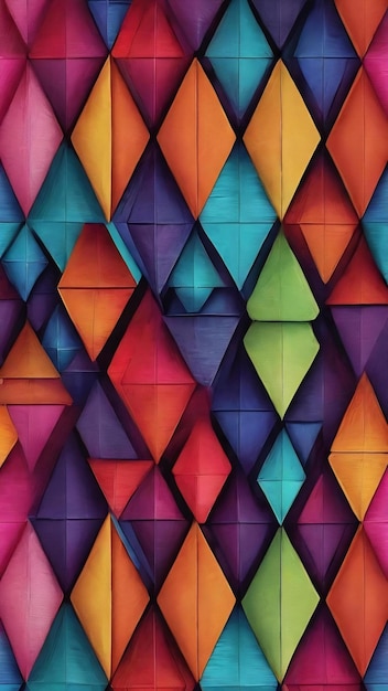 Vertical design of geometric textile seamless pattern