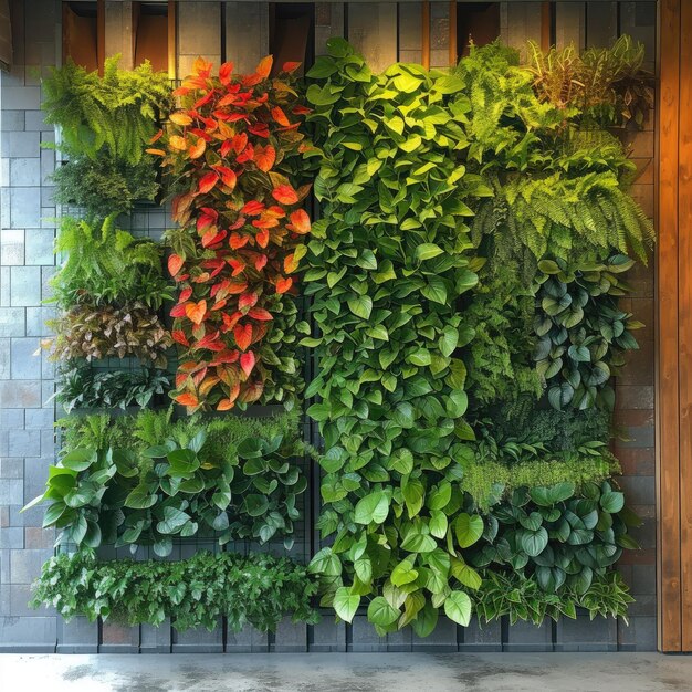 Photo vertical_garden_green_wall_living