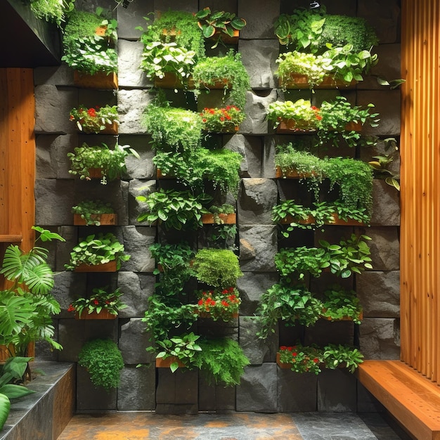 Foto verticale_garden_green_wall_living