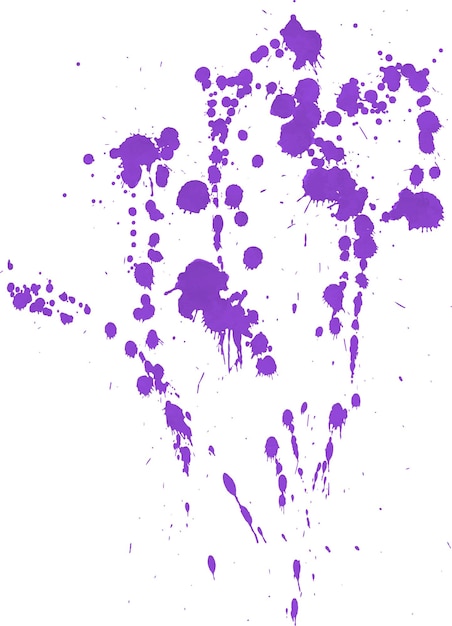 vertical purple splash drops with ink motion and artistic style