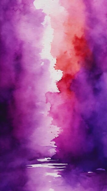 Vertical purple watercolour background